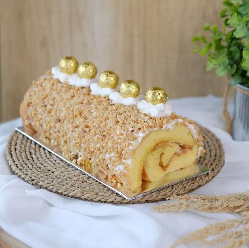 Bolu Gulung Hias Kacang