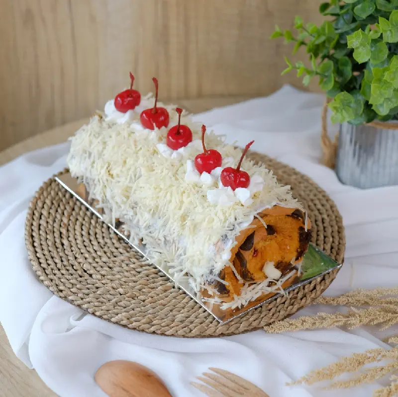 Bolu Gulung Hias Keju