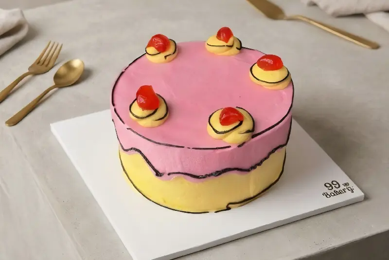 Comic Cake - Signature Size Bubblegum Cartoon (C1)
