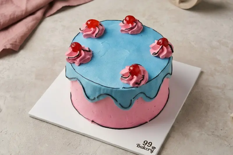 Comic Cake - Family Size Cotton Candy (C3)