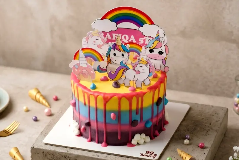 Happy Topper - Signature Size Unicorn (H4)